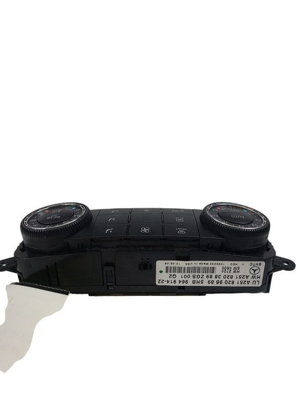 Temperature Control 164 Type GL550 Front Fits 07-08 MERCEDES GL-CLASS 