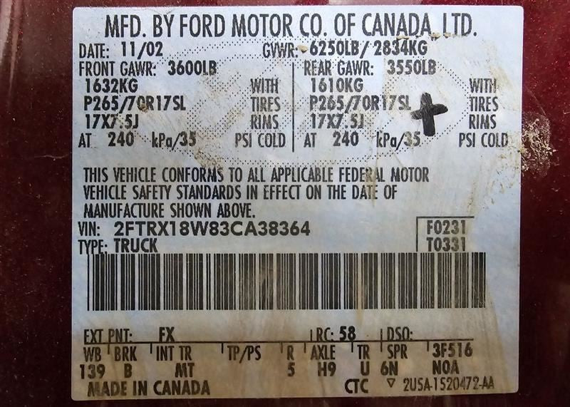 Transfer Case Heritage Manual Shift Fits 99-04 FORD F150 PICKUP 587432