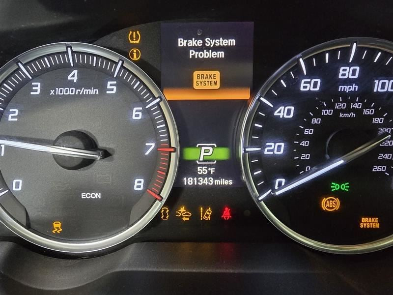 Seat Belt Front Driver Buckle Fits 15-19 TLX 605853
