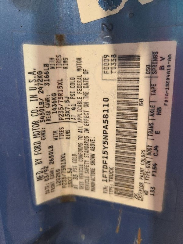 F150      1992 User Defined 679736
