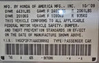 Seat Belt Front Bucket Seat Sedan Passenger Retractor Fits 10-12 ACCOR