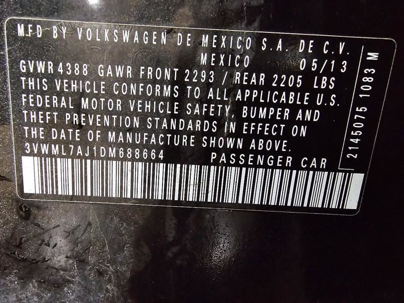 Audio Equipment Radio Navigation CD Player Fits 2013 JETTA 581395 1K00