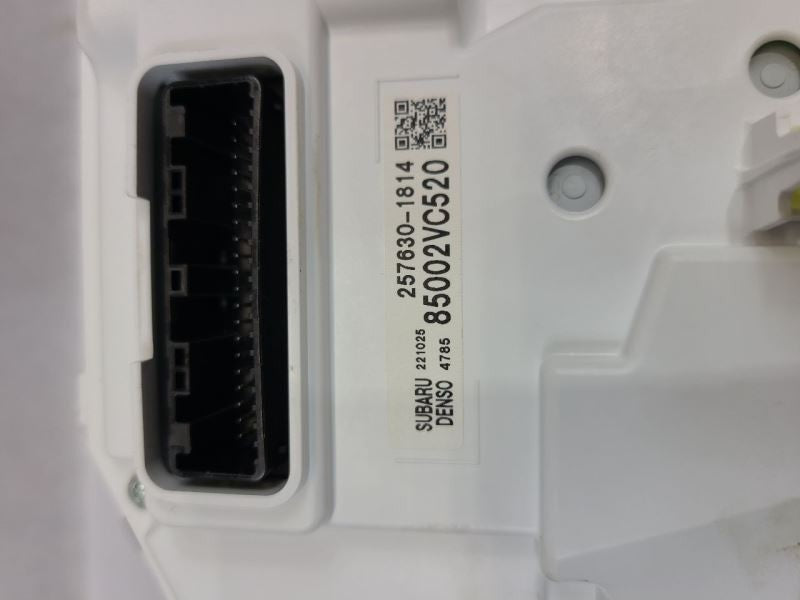 Speedometer Fits 2022 WRX 551652 85002VC520