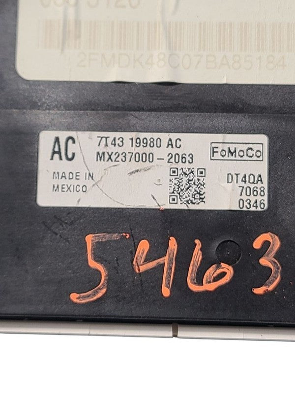Temperature Control Main AC Manual Control Fits 07-10 EDGE 663102