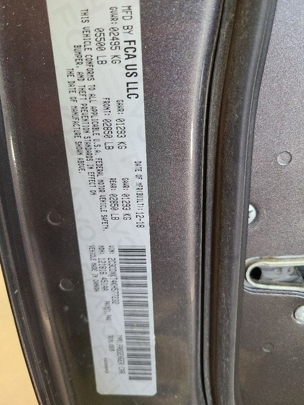 Seat Belt Front Passenger Buckle Fits 17-23 CHALLENGER 676172