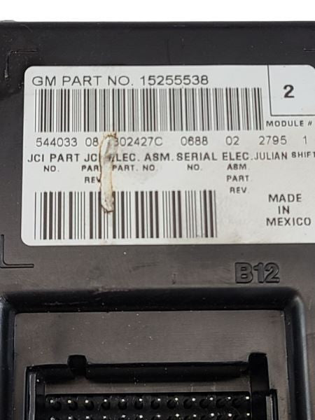 Chassis ECM With Seat Recliner Opt AR9 Fits 05-07 RENDEZVOUS 600425 15