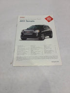 TERRAIN   2011 Owners Manual 551988