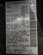 Passenger Rear Side Door Electric VIN 5 1st Digit Fits 14-20 ROGUE 601