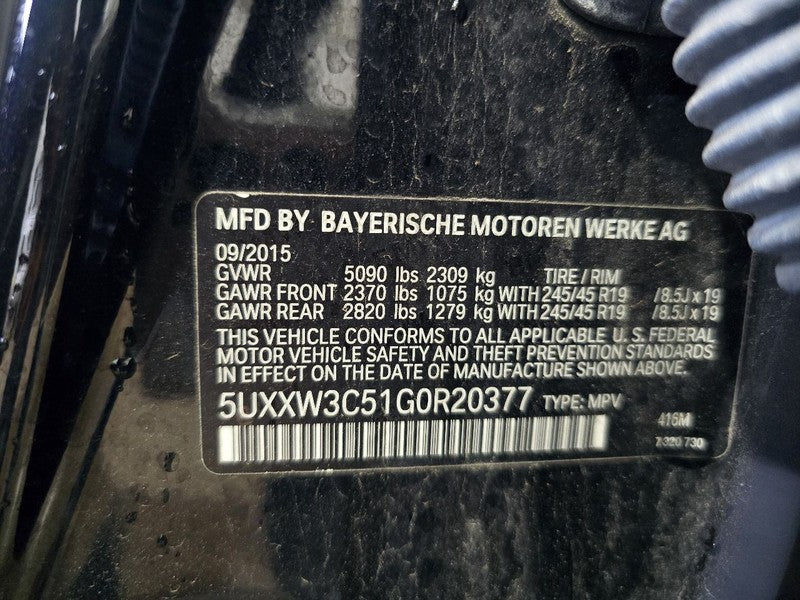 Chassis ECM Body BCM Power Control Fits 15-18 BMW X4 636800 6135938422