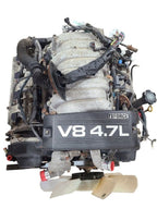 Engine 4.7L VIN T 5th Digit 2UZFE Engine 8 Cylinder Fits 00-04 TUNDRA 