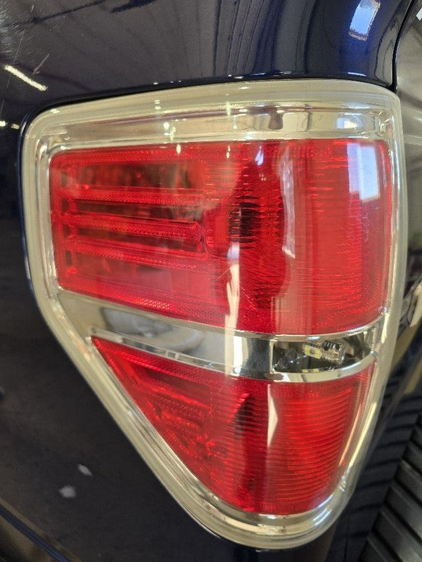 Driver Tail Light Styleside Bright Border Fits 09-14 FORD F150 PICKUP 
