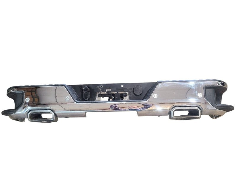 Rear Bumper Dual Exhaust Opt N10 Chrome Fits 19-26 SILVERADO 1500 PICK
