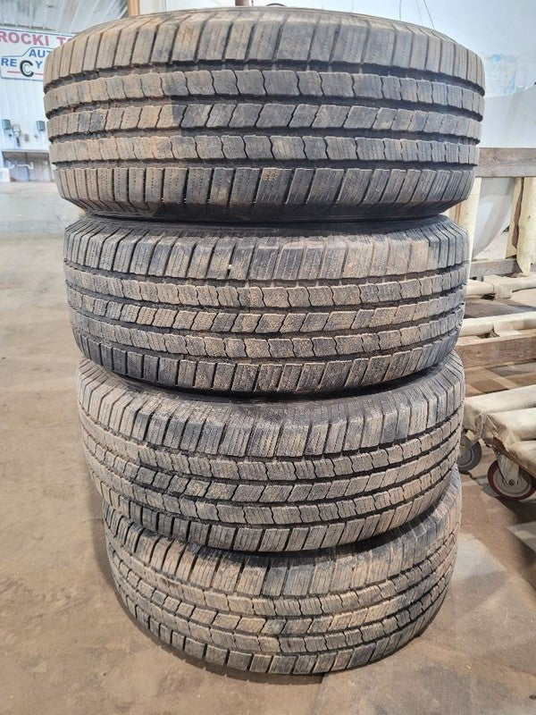3 Used Tires 265-60-18  Michelin 10/32 662240