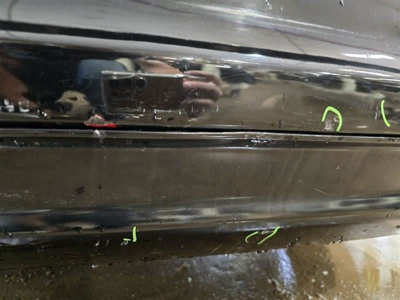 Rear Bumper Dual Rectangular Exhaust Cutouts Fits 15-18 CHARGER 585172