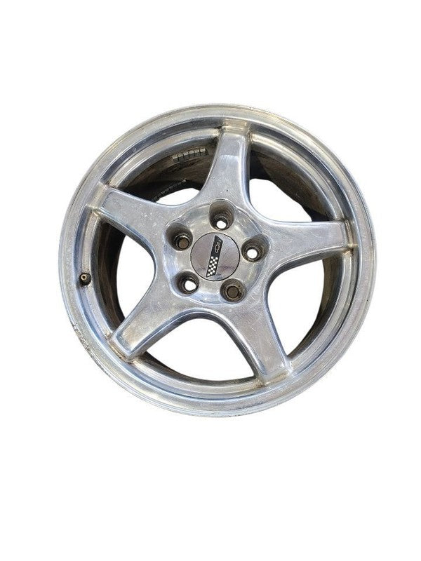 Wheel 17x9-1/2 Rear 5 Spoke Silver Fits 94-96 CORVETTE 669700