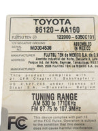 Audio Equipment Radio Receiver With CD Le Fits 05-06 CAMRY 668308 8612
