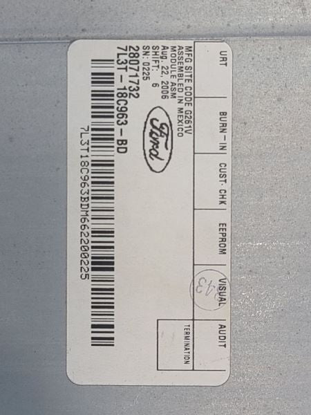 Audio Equipment Radio Sirius Module Fits 07 FORD F150 PICKUP 580203