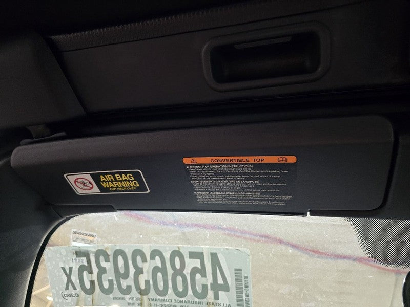 Driver Left Sun Visor Fits 06-15 MAZDA MX-5 MIATA 623127