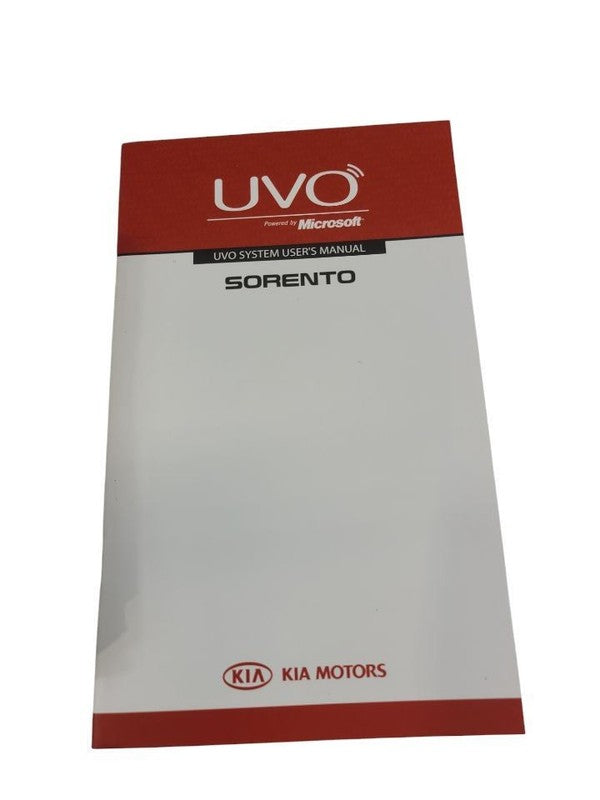 SORENTO   2014 Owners Manual 607115