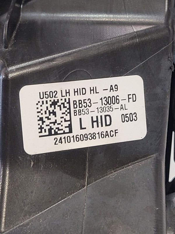 Driver Left Headlight Xenon HID Fits 11-12 EXPLORER 662379