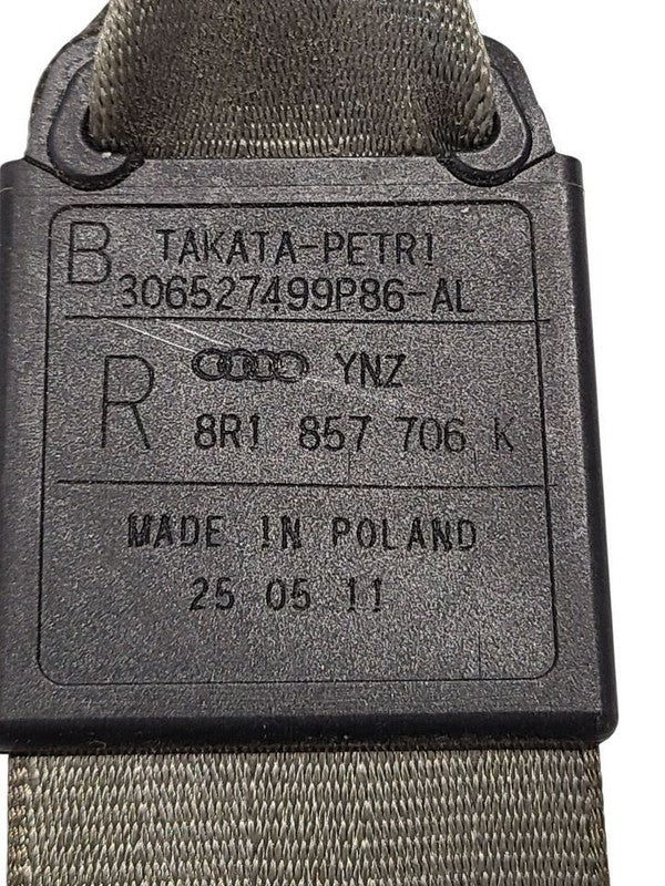 Seat Belt Front VIN Fp 7th And 8th Digit Bucket Seat Fits 09-17 AUDI Q