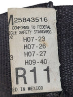 SILVRDO25 2011 Seat Belt Rear 610170