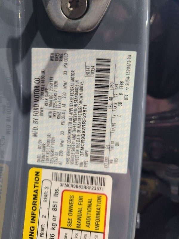 BRONCOSPT 2024 Seat Rear 664006