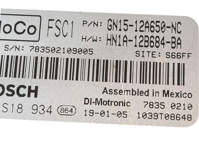 Engine ECM Electronic Control Module Fits 18-22 ECOSPORT 614138 HN1A12