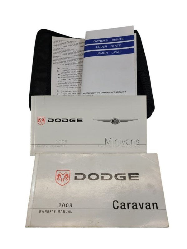CARAVAN   2008 Owners Manual 607690