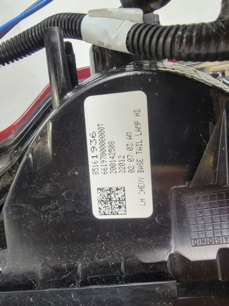Drivers Side SILVRDO25 2021 Tail Light 396089