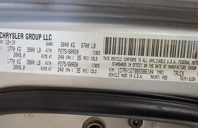 RAM1500   2011 Audio Equipment Radio 410554