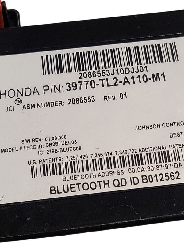 Chassis ECM Communication Bluetooth Right Hand Kick Panel Fits 11-14 T