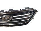 Grille Center Upper 4 Bars Chrome Fits 15-17 SONATA 647406