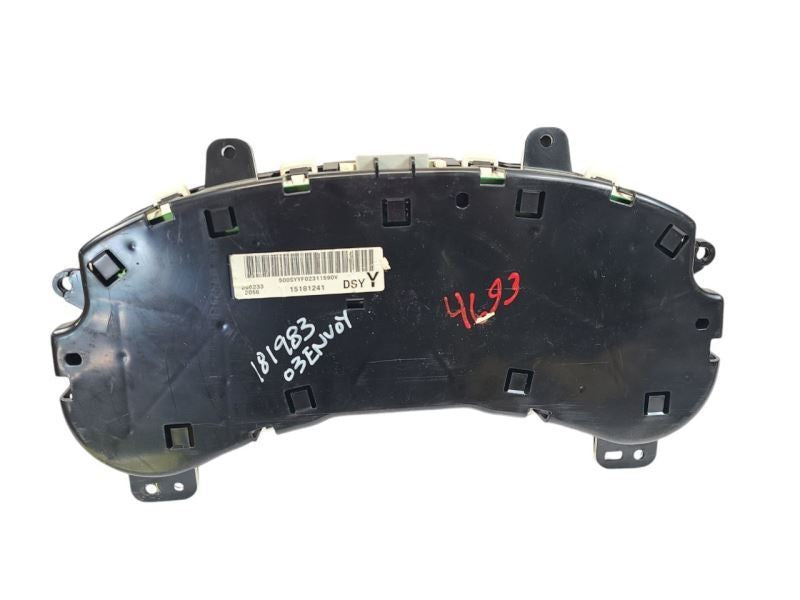 Speedometer US Cluster Fits 02-04 ENVOY 591540 15181241