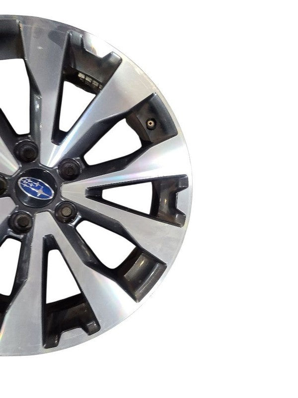 Wheel 18x7 Alloy Wagon Black Inlay Fits 15-17 LEGACY 653838