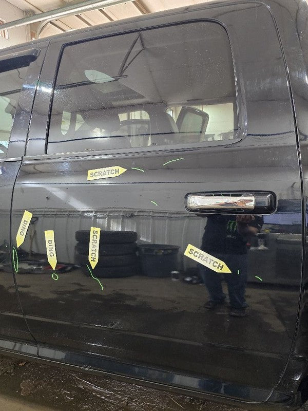 Driver Rear Side Door Classic Style Fits 09-23 DODGE 1500 PICKUP 62076