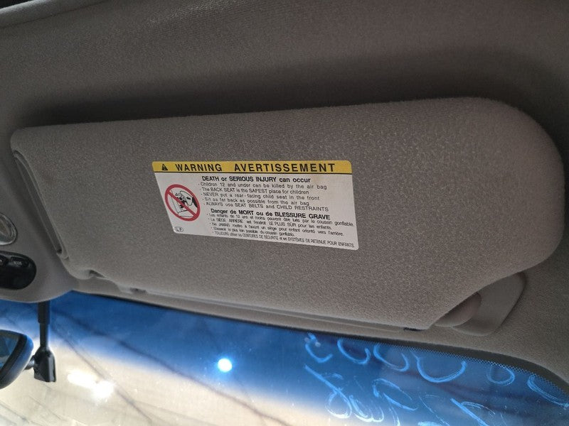Passenger Sun Visor With Illumination Limited Primary Fits 01-04 SEQUO