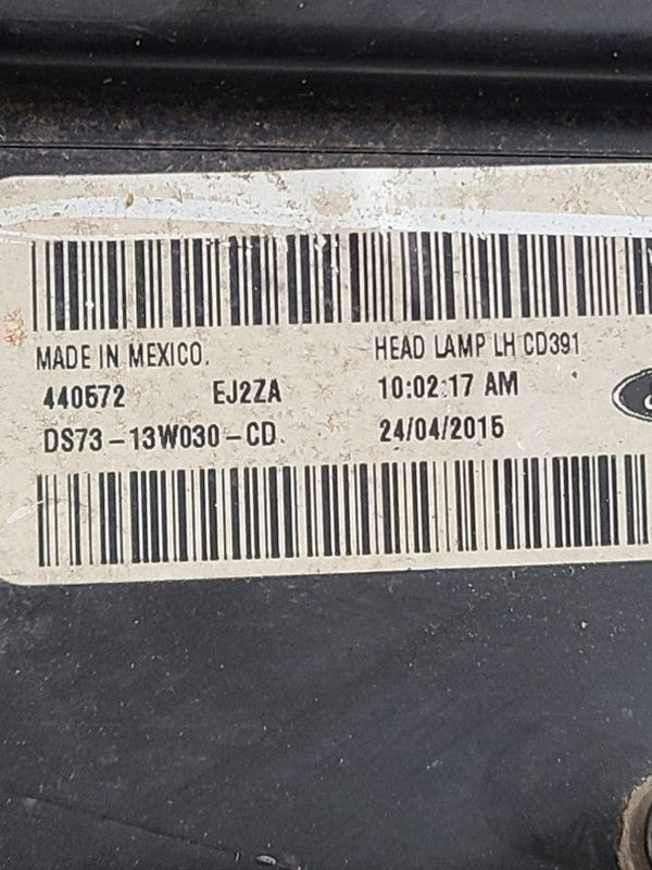 Driver Left Headlight Halogen Fits 13-16 FUSION 613026