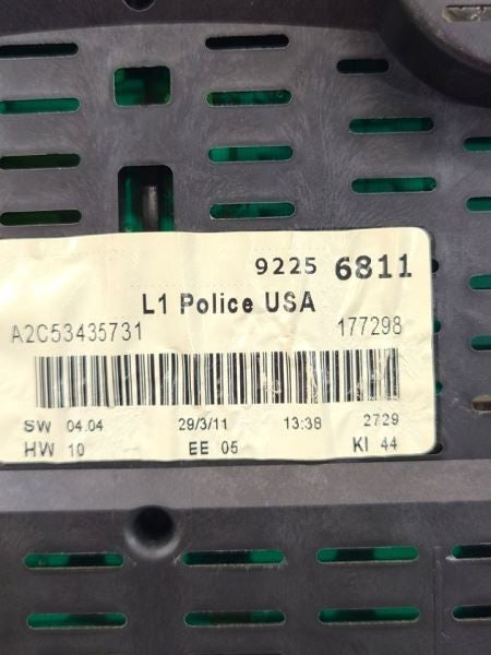 Speedometer Cluster MPH Fits 11-13 CAPRICE 583338 92256811