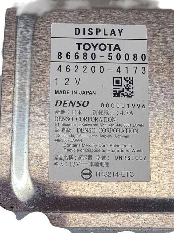 Info-GPS-TV Screen Display Screen Rear TV Fits 07-10 LEXUS LS460 62362