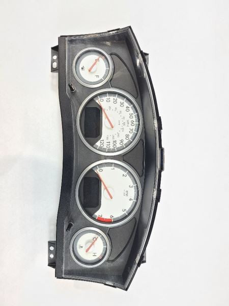 Speedometer Cluster White Numbered Gauges 3 Pod MPH Fits 10 CARAVAN 56