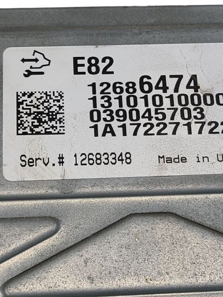 Engine ECM 3.6L Fits 16-20 CAMARO 598268 12683348