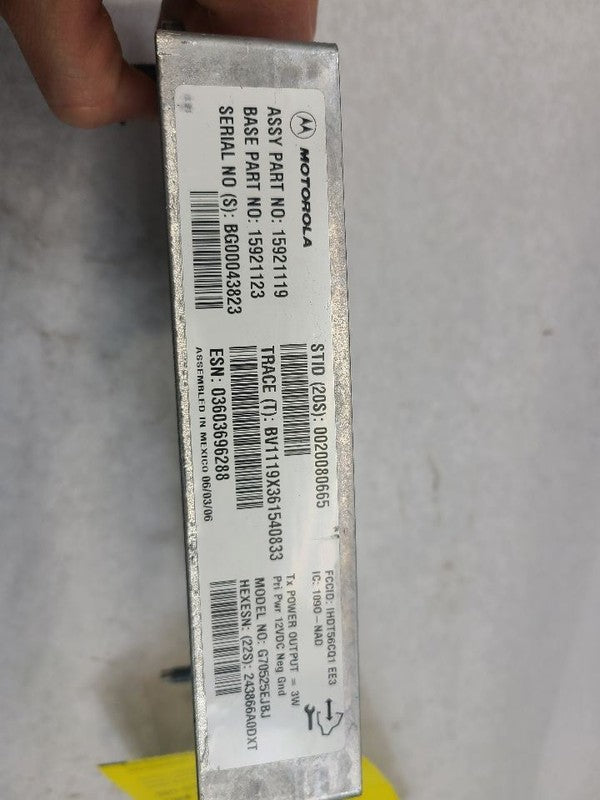 Chassis ECM Communication VIN E 4th Digit Onstar Fits 07-10 SAAB 9-5 6
