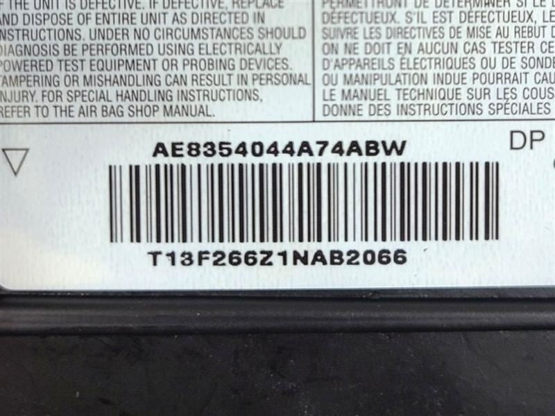 Passenger Air Bag Front Passenger Dash Fits 11-19 FIESTA 573559