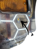 Grille Chrome Cover Fits 87-95 WRANGLER 676904