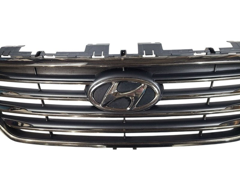 Grille Center Upper 4 Bars Chrome Fits 15-17 SONATA 647406