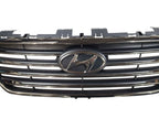 Grille Center Upper 4 Bars Chrome Fits 15-17 SONATA 647406