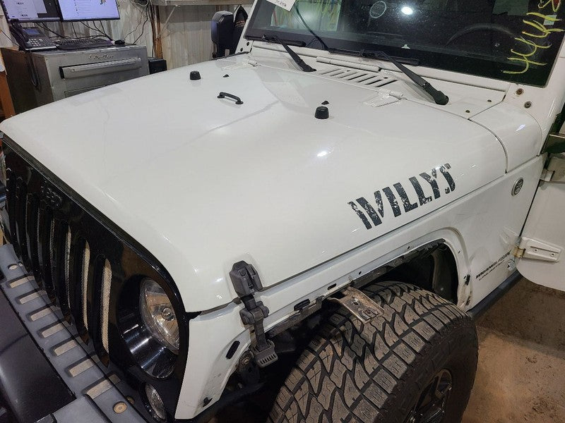 Hood VIN W 6th Digit Jk Body Flat Center Fits 13-18 WRANGLER 662037