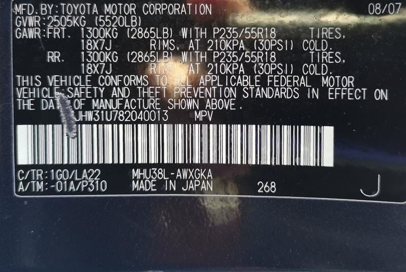 Info-GPS-TV Screen Player Navigation Fits 08-09 LEXUS GX470 589956 868