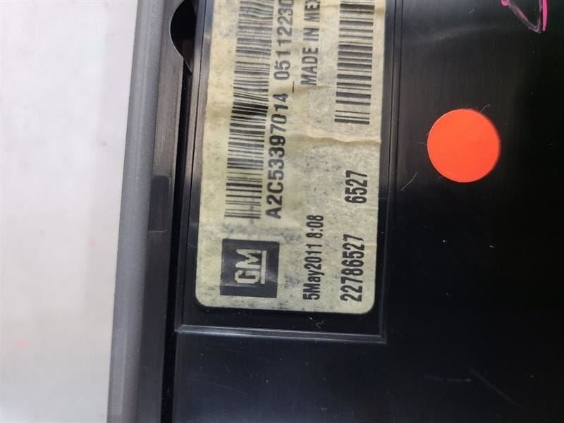 Audio Equipment Radio Control Panel Opt Ufv Fits 11 VOLT 549272